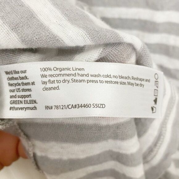 Eileen Fisher | Organic Linen Boat Neck Tunic - Picture 5 of 5